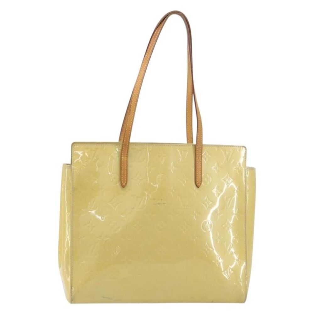 Louis Vuitton Catalina Monogram Vernis Yellow Patent_Leather Handbag